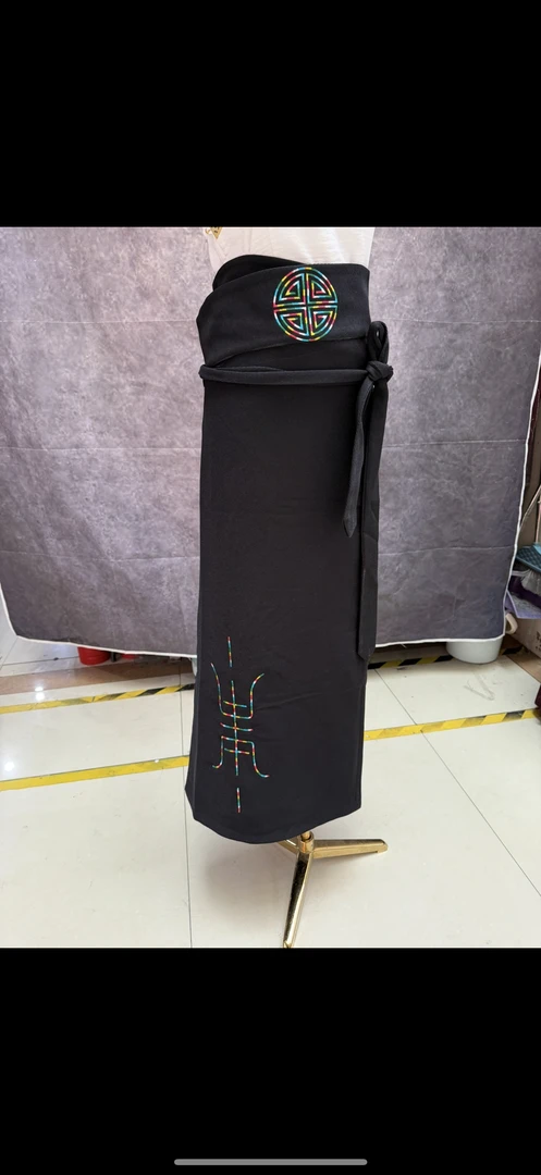 锅庄裹裙一片式  双袖竖袖