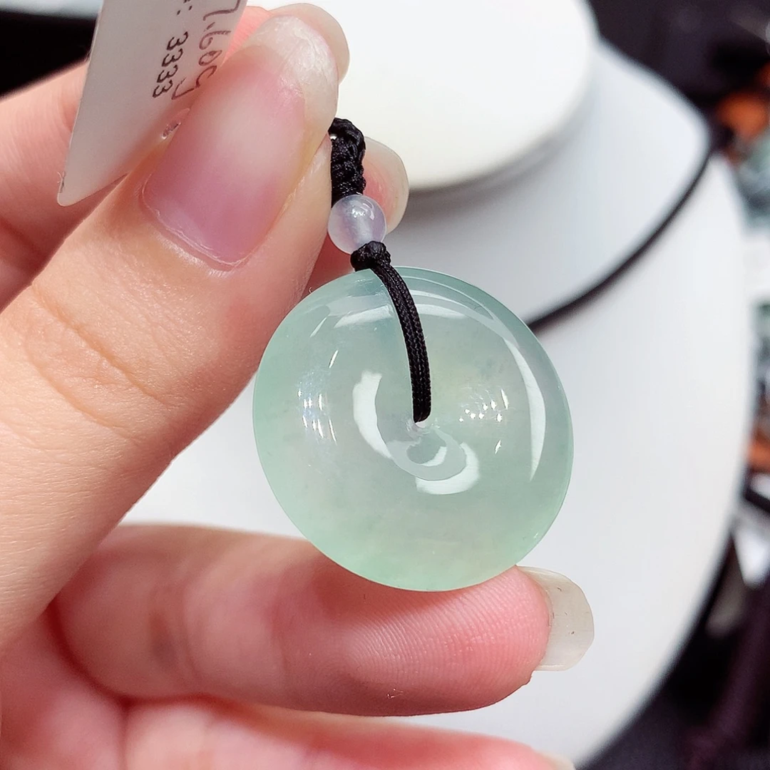 翡翠未镶嵌颈饰翡翠37，24.2/5.5