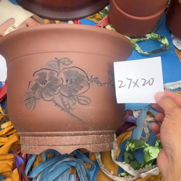 紫砂花盆特价清仓