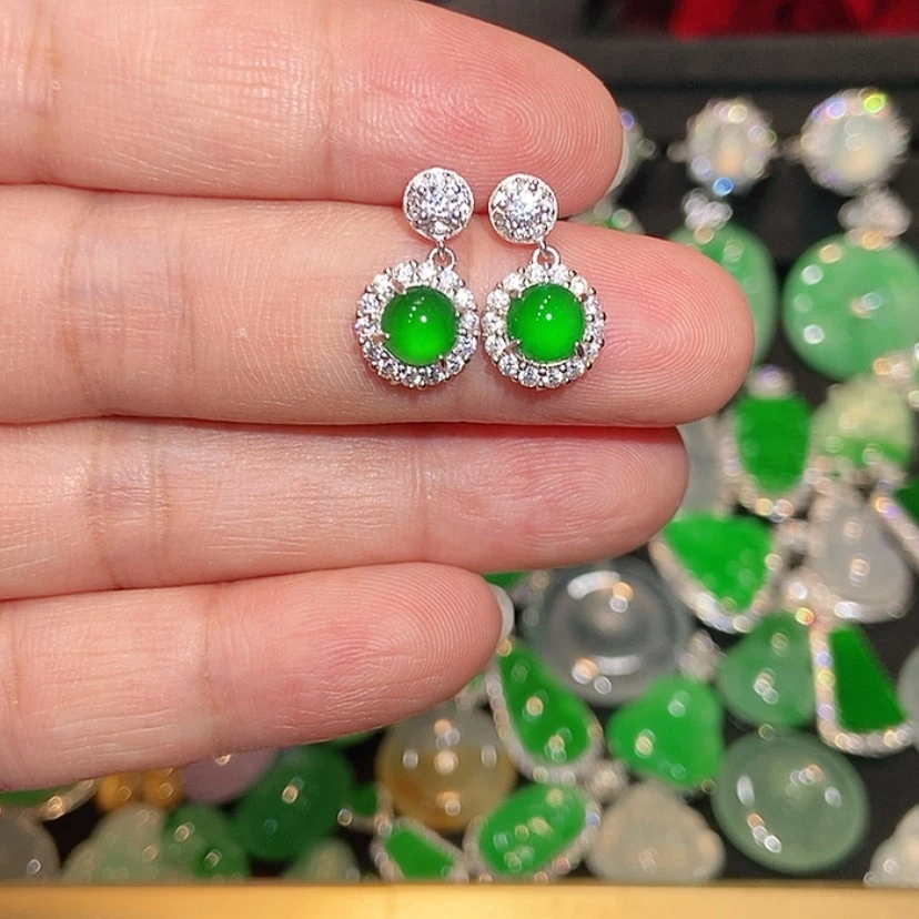 【闪购商品】未镶嵌翡翠耳饰天然翡翠