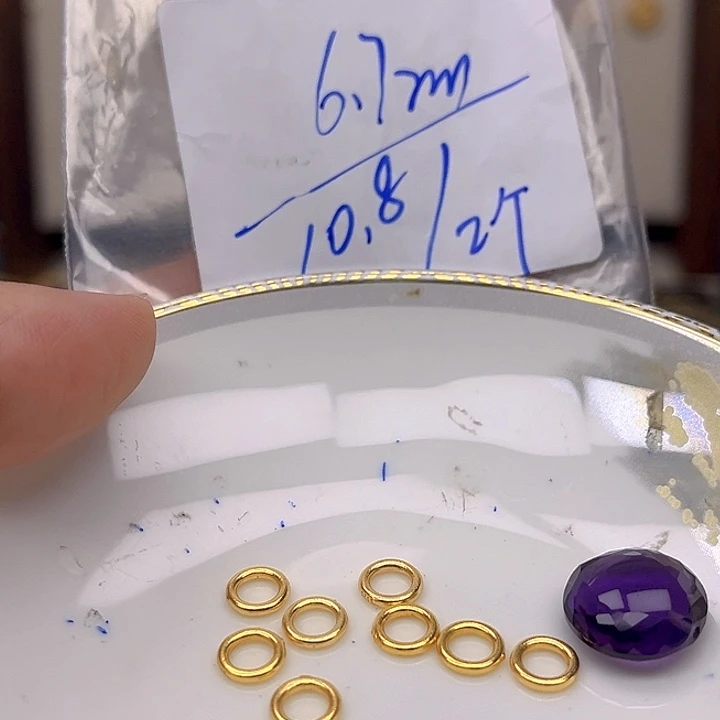 银S925镶嵌颈饰紫晶紫晶925镶嵌193