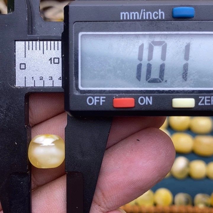 琥珀未镶嵌裸石34号10.1*9微瑕
