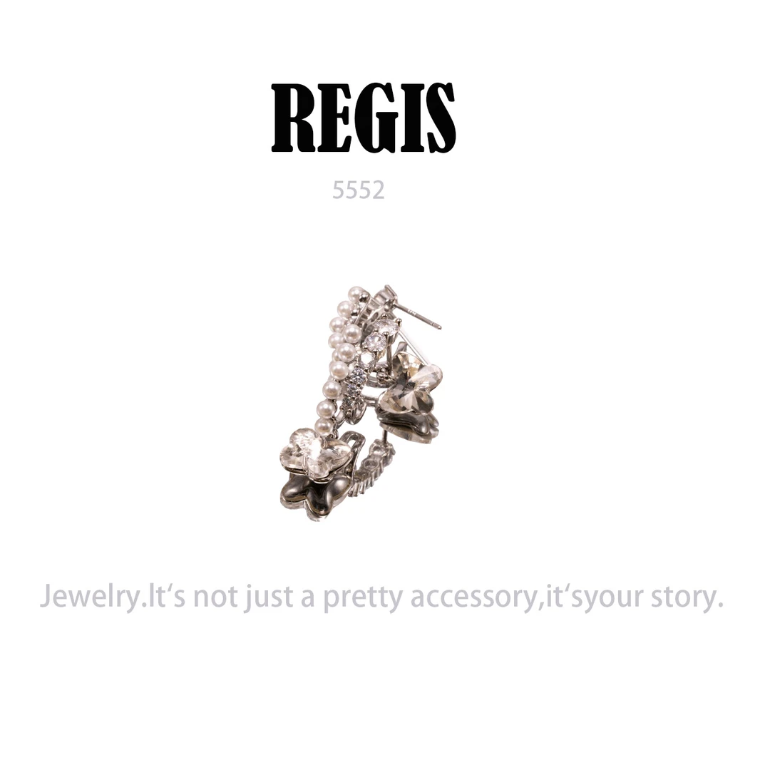 铜合金耳饰 时尚气质轻奢耳环新款小众设计高级感耳饰～5552