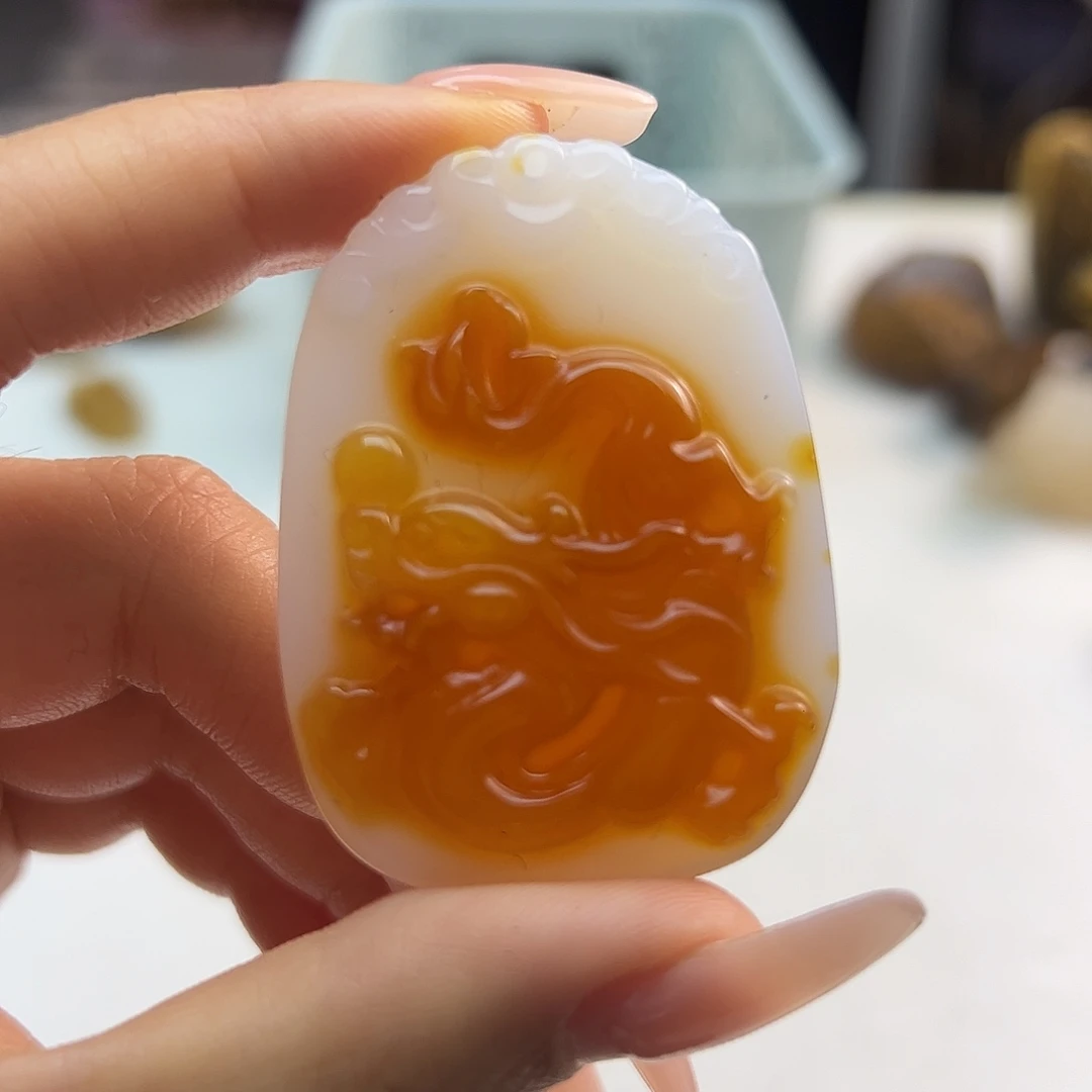 玛瑙/玉髓未镶嵌项链