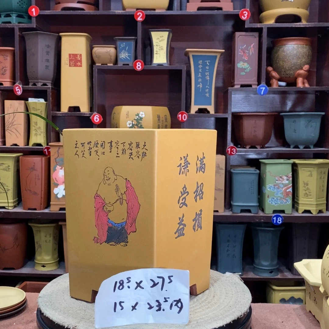 紫砂艺术紫砂花盆