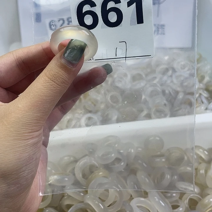 玛瑙/玉髓戒指合金661