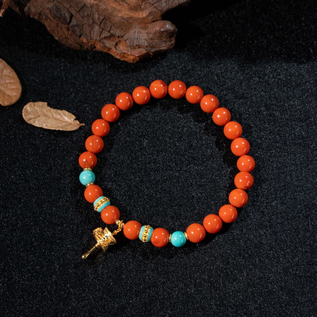 南红DIY7mm手串809650399【多样性发一】