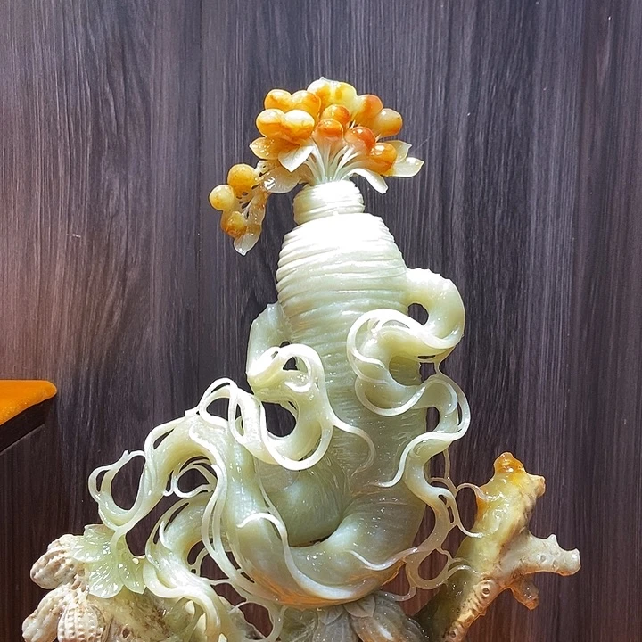 蛇纹石玉（覆膜）合金珠宝奇石