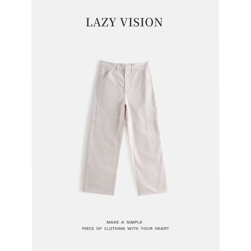 LAZYVISION/土耳其进口工装牛仔裤ZMD-31227