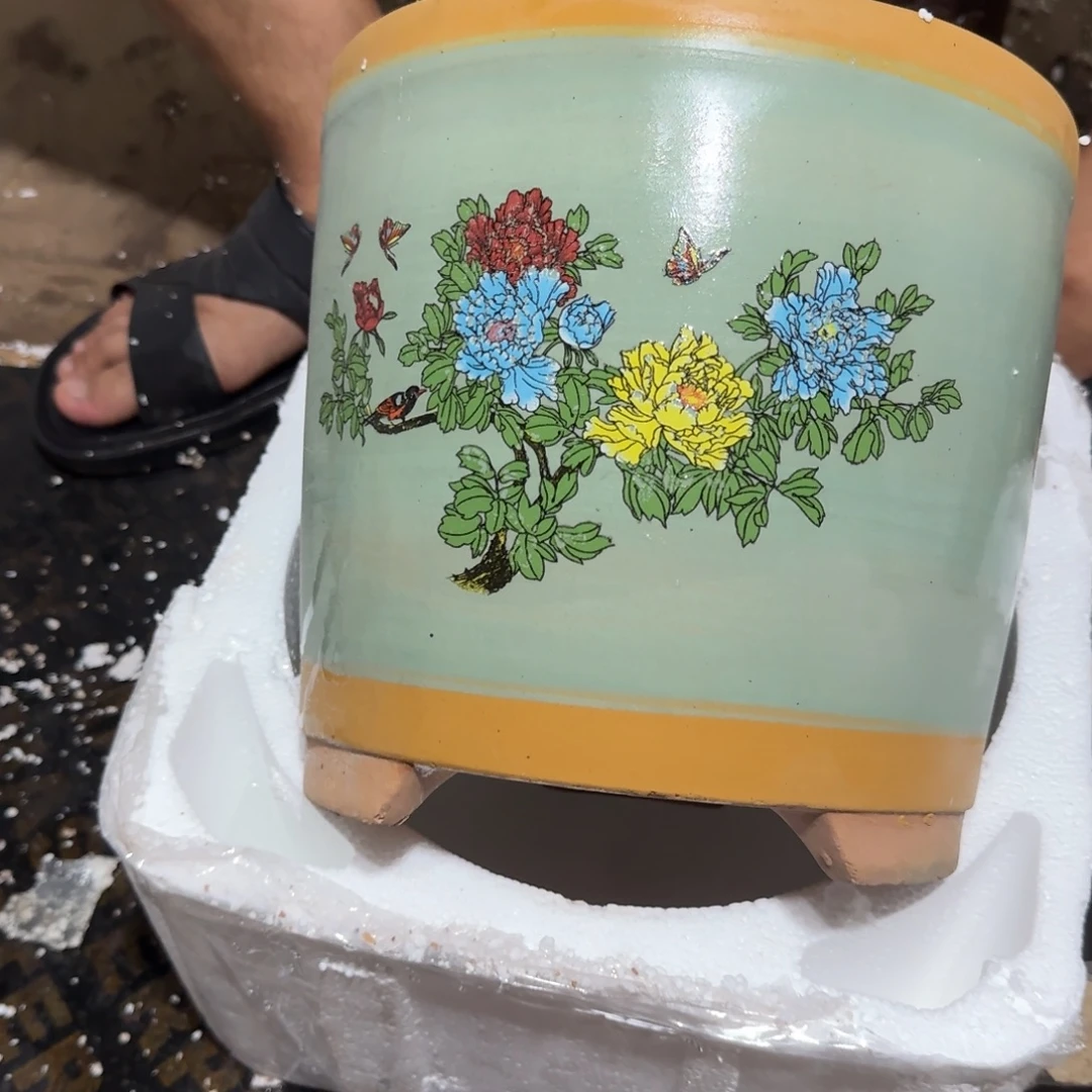 紫砂花盆口径20.17口径
