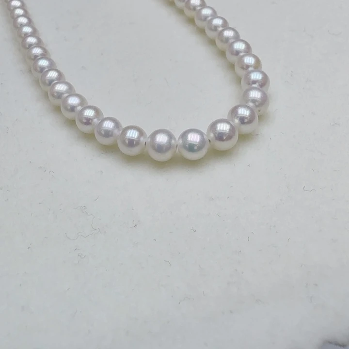 淡水珍珠颈饰银S925镶嵌274