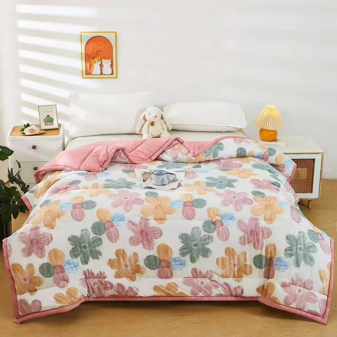 【试睡30天】新款满天星夏凉被轻奢印花夏被