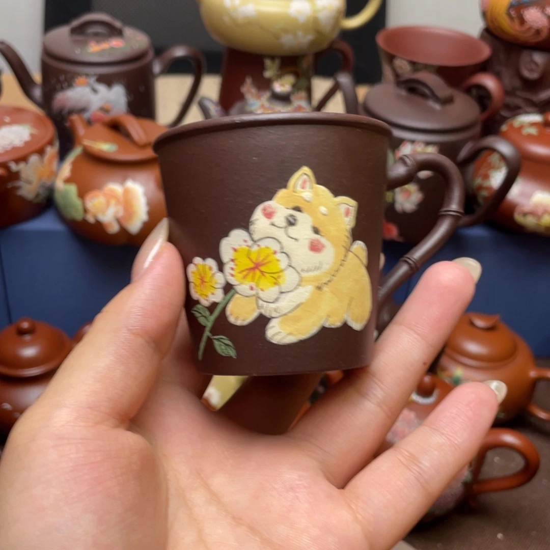 茶杯紫砂紫砂主人杯100cc