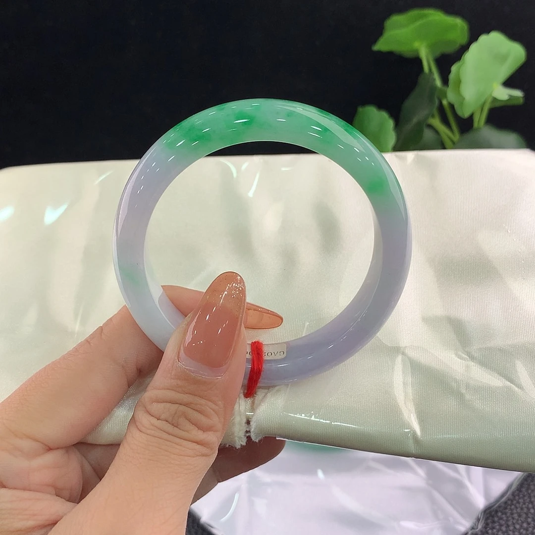 翡翠未镶嵌手镯正54