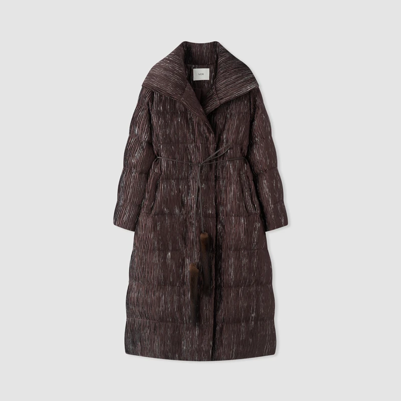 【冬姐自主品牌】VOR 气质时尚保暖羽绒服 V25300107