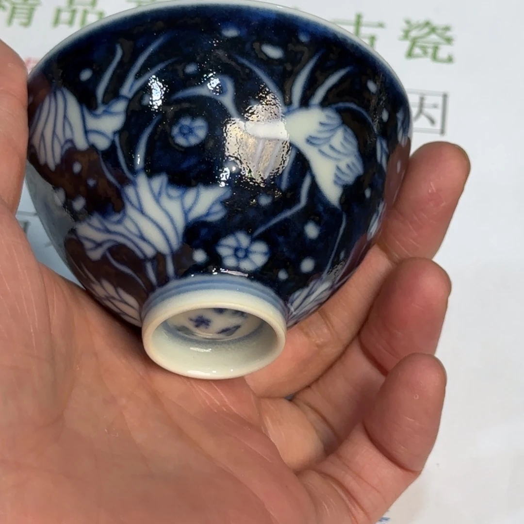 杯子瓷当代仿古精品全手工