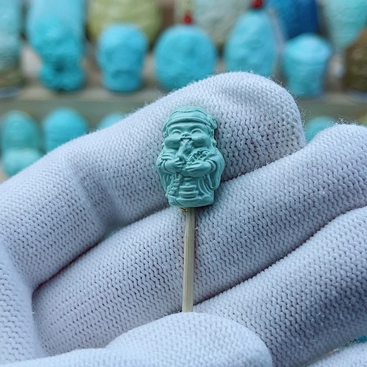 未镶嵌绿松石珠宝奇石