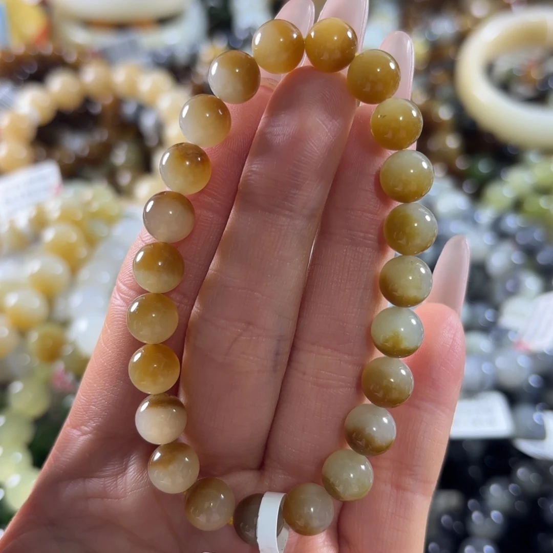 和田玉未镶嵌手串