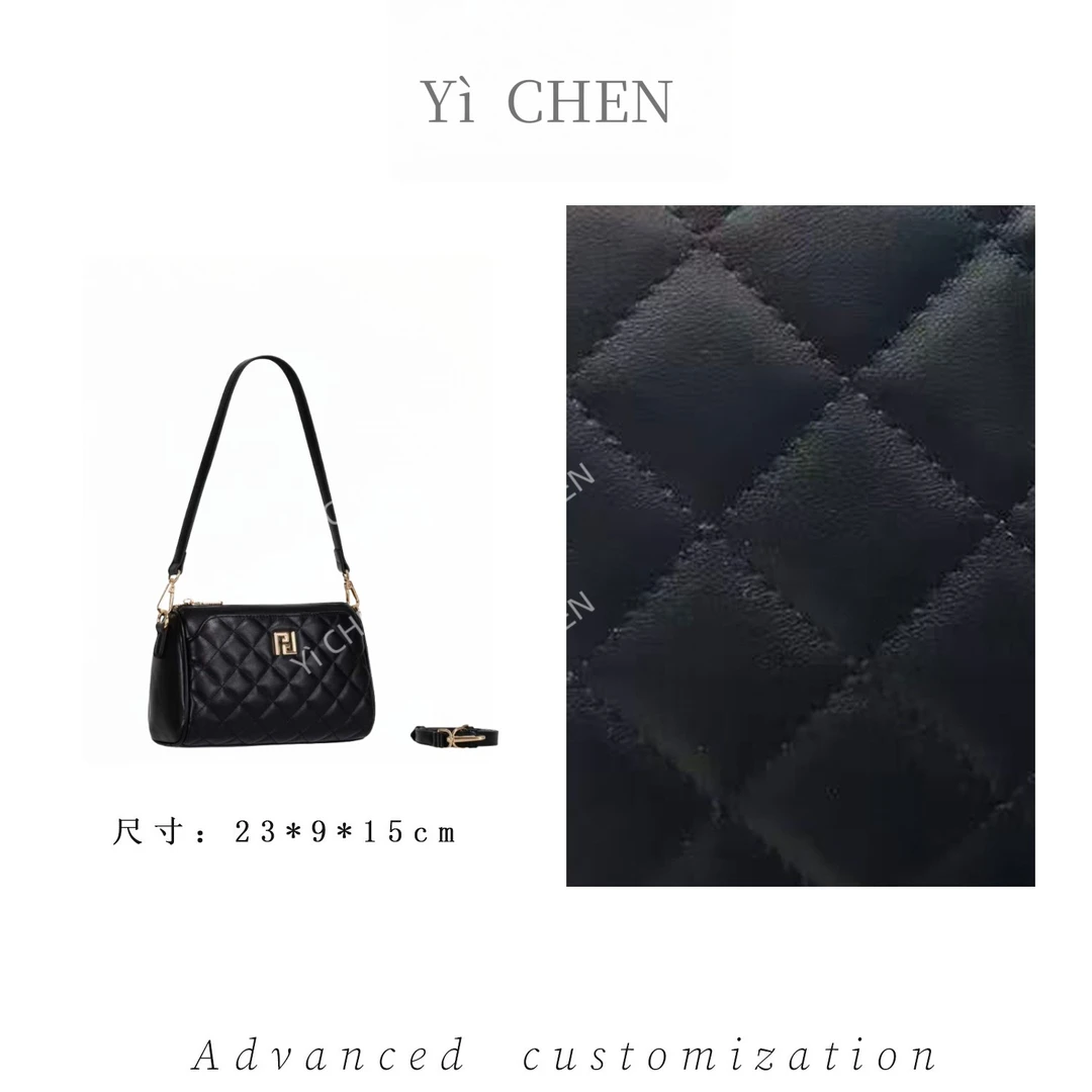 【Yì CHEN】GQ-8988-黑色简约时尚女士新款轻奢单肩斜跨包