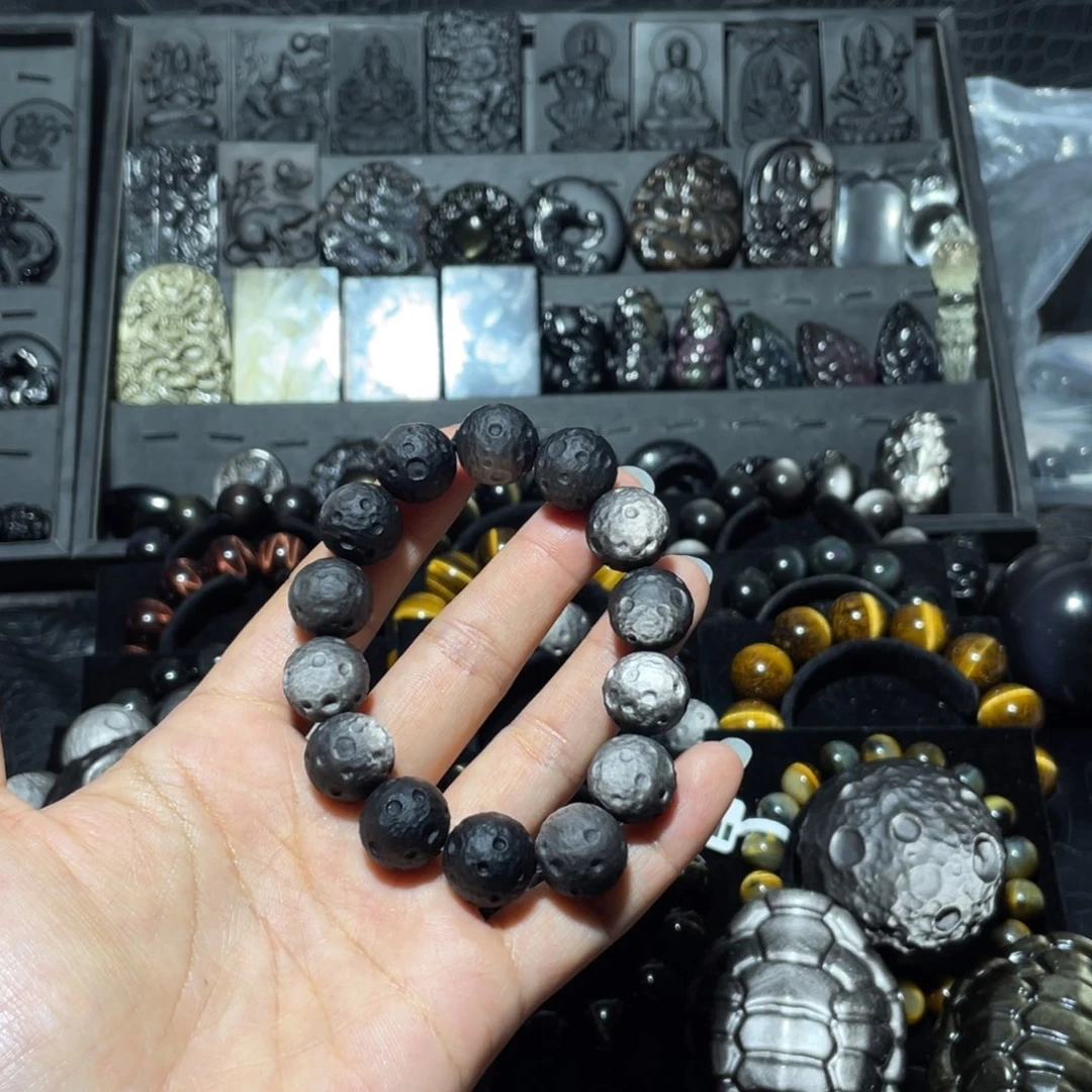 丹***丹黑曜岩未镶嵌珠宝奇石