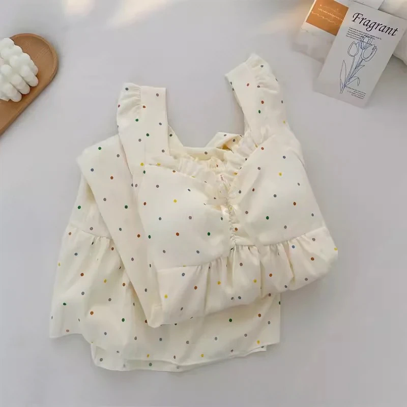 公主甜美碎花短袖夏款睡裙