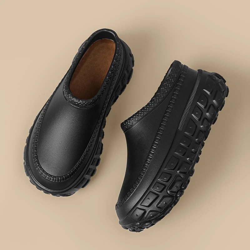 包头拖鞋女款外穿轮胎底防滑耐磨厨师鞋手术室上班护士鞋防水雨鞋