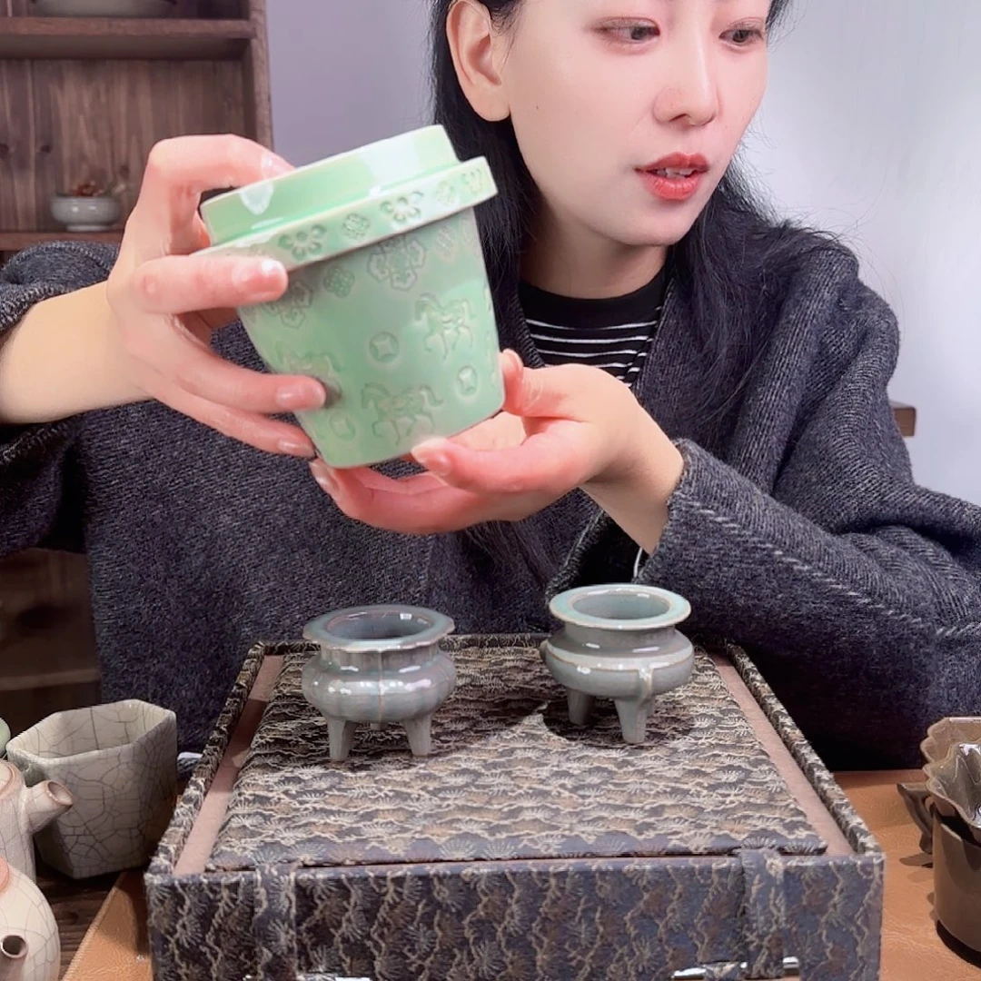 瓷摆件马上有钱11111