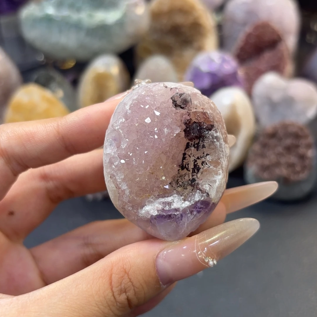 紫晶未镶嵌大型摆件（非配饰）小晶镇