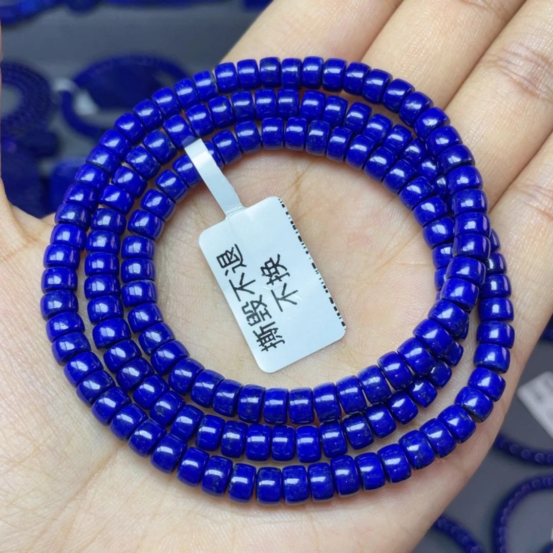 未镶嵌青金石5×3mm直切项链