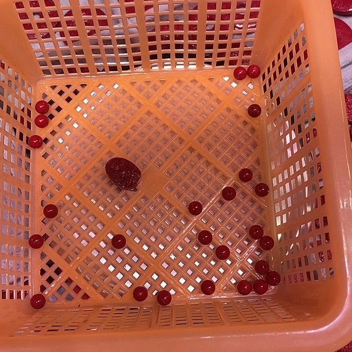 天然辰砂Sj红晶砂虚空15手围