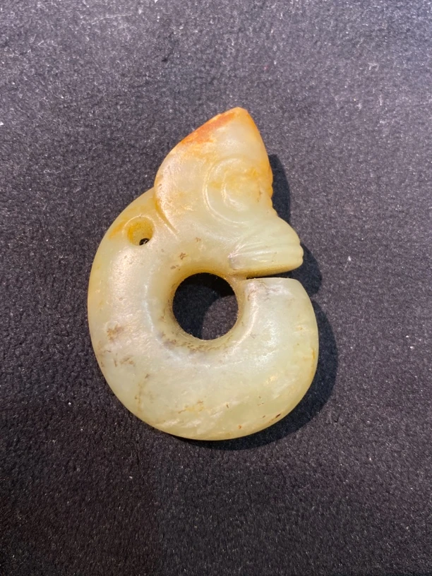 河磨奇石猪龙型件