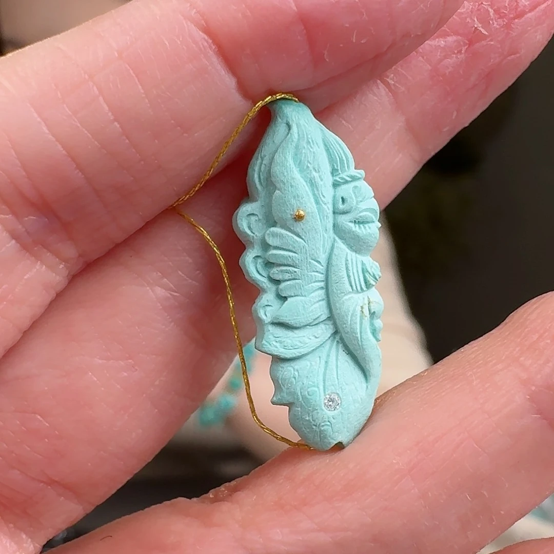 绿松石珠宝奇石未镶嵌