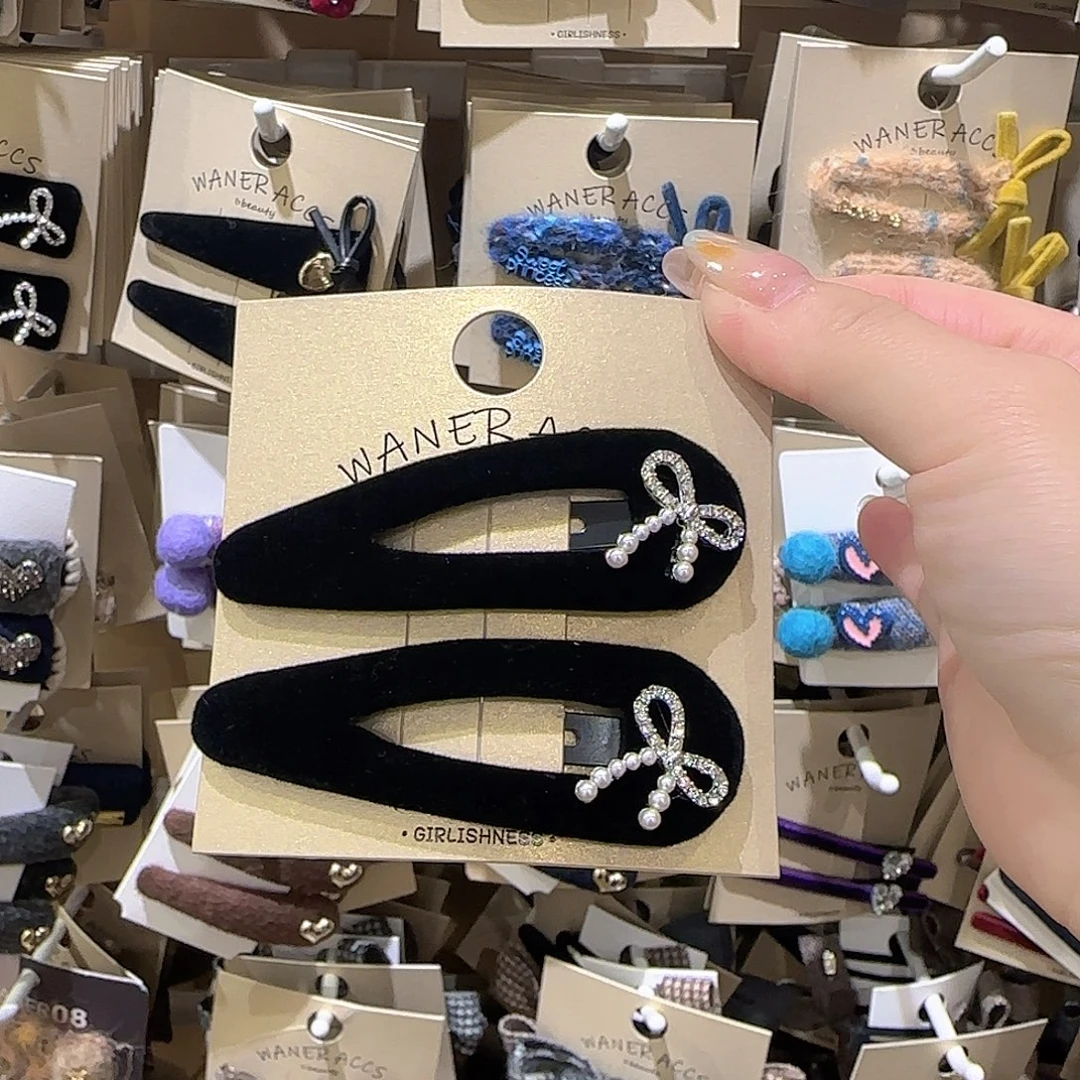 皮质非金属丝绒蝴蝶结拜拜