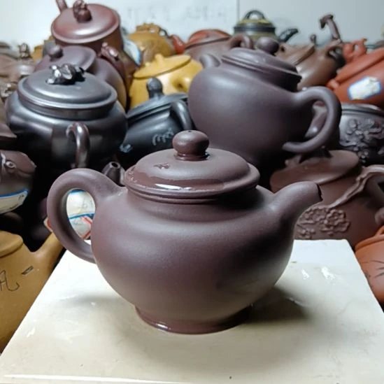 紫砂茶壶宜兴原矿紫砂手工柴烧330cc紫砂壶