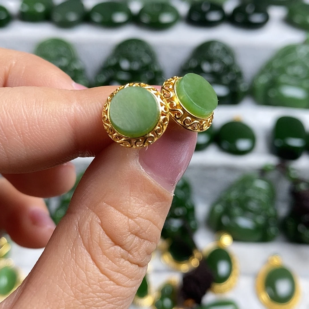 和田玉（碧玉）未镶嵌颈饰