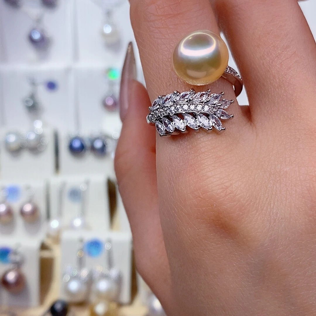 未镶嵌戒指淡水珍珠