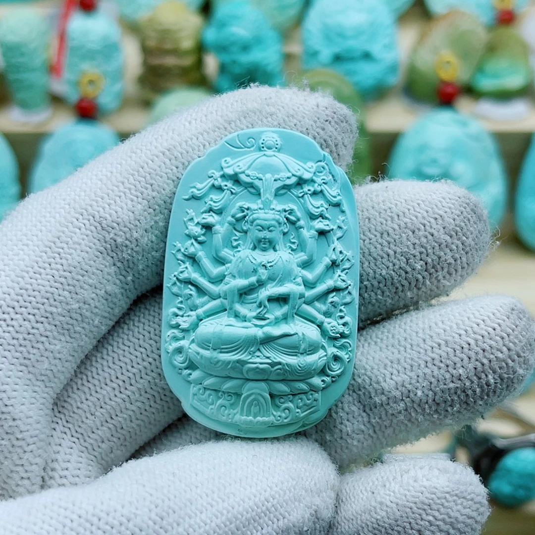 绿松石未镶嵌珠宝奇石