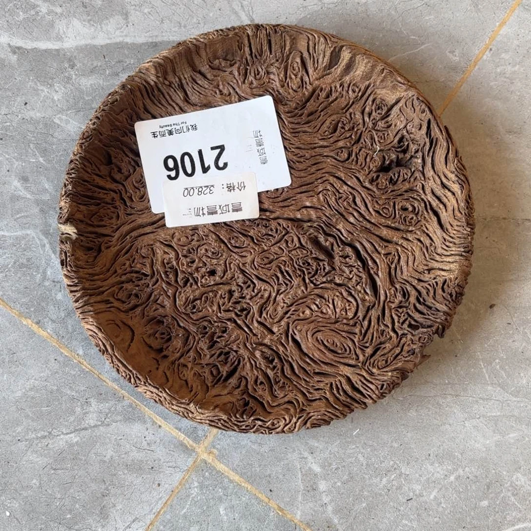 木雨*电云南红栗木精品果盘