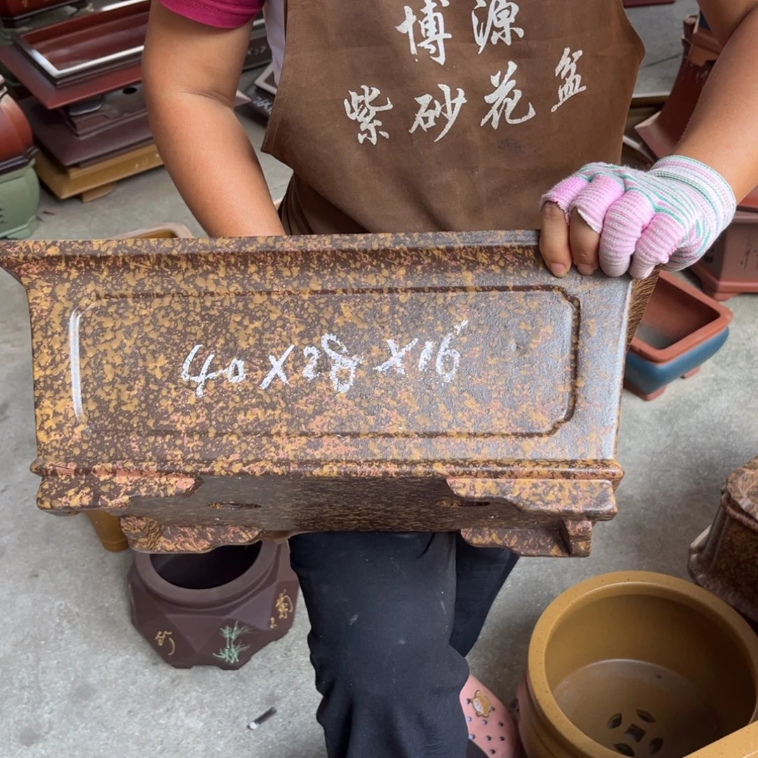 紫砂花盆盆景艺术