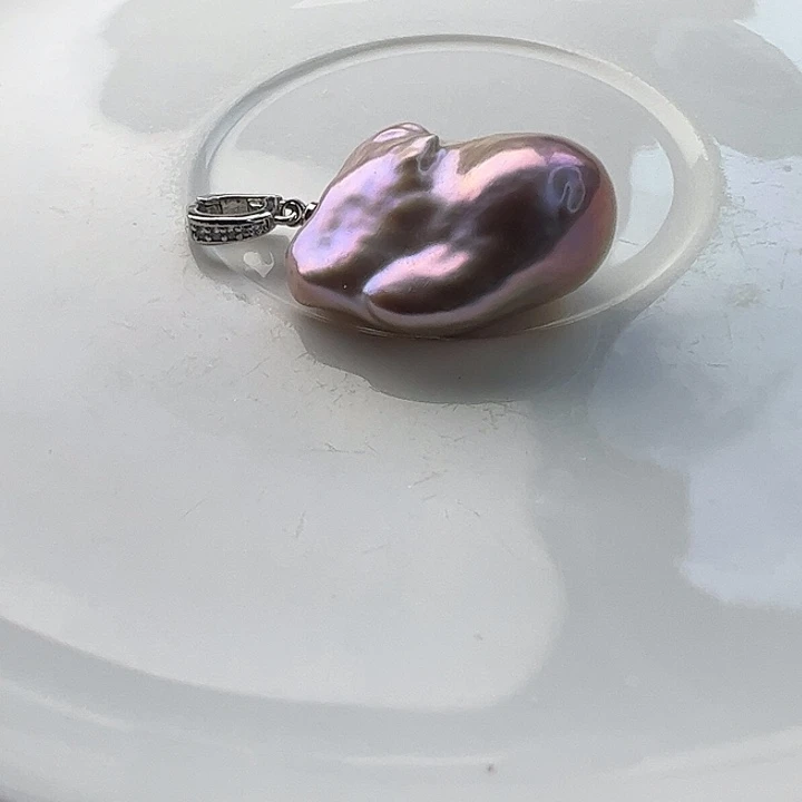 淡水珍珠吊坠(不含链)未镶嵌