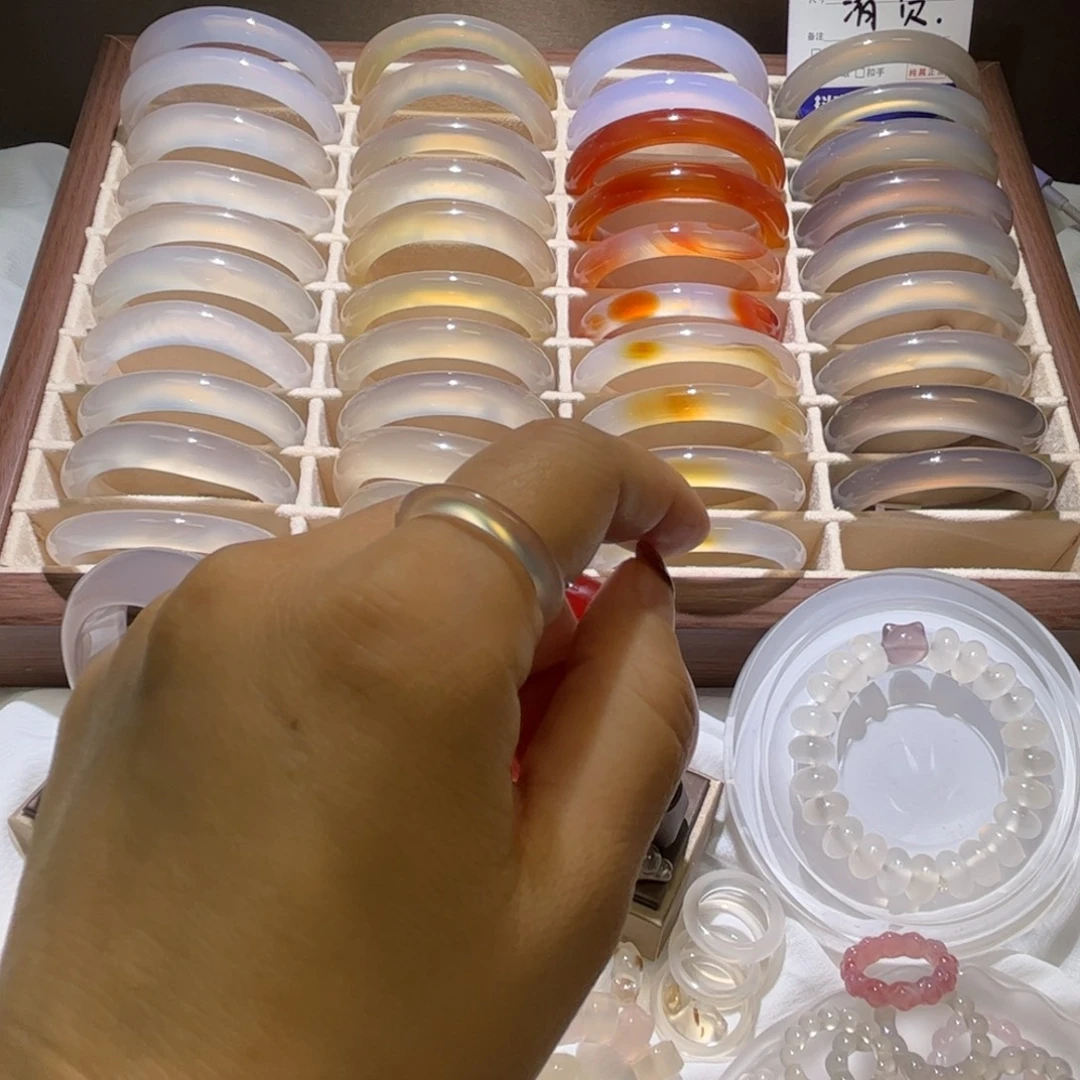 玛瑙/玉髓未镶嵌戒指