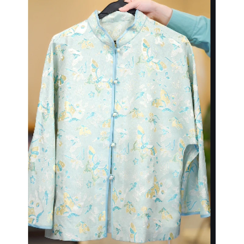 芹 新中式风 38525 宋锦外套