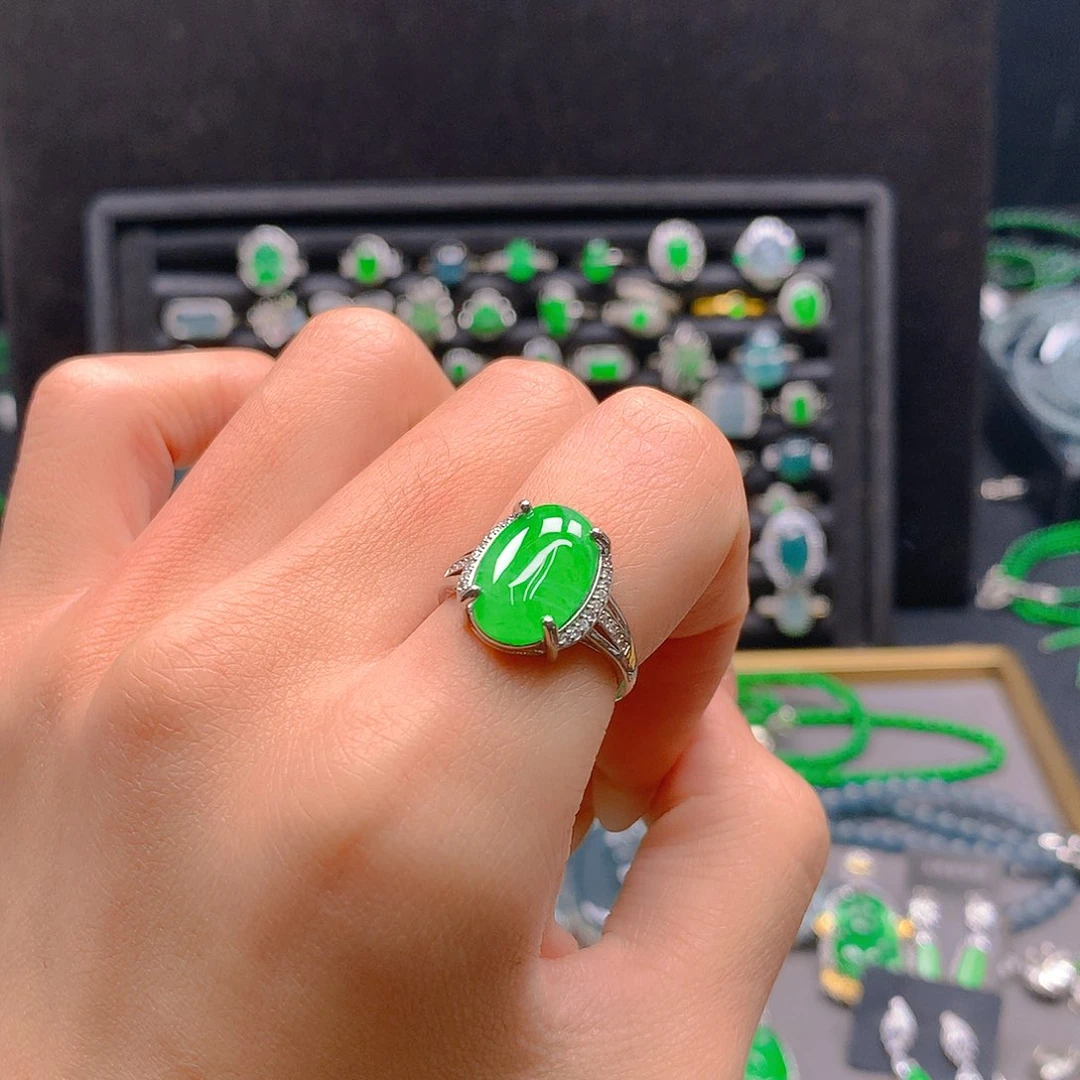 未镶嵌戒指翡翠天然翡翠