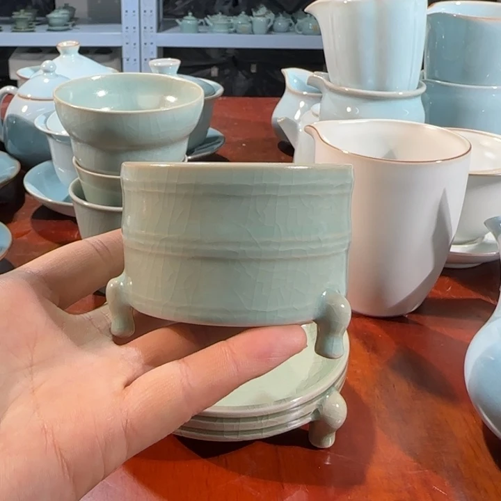 微瑕仿古玄文杯手工