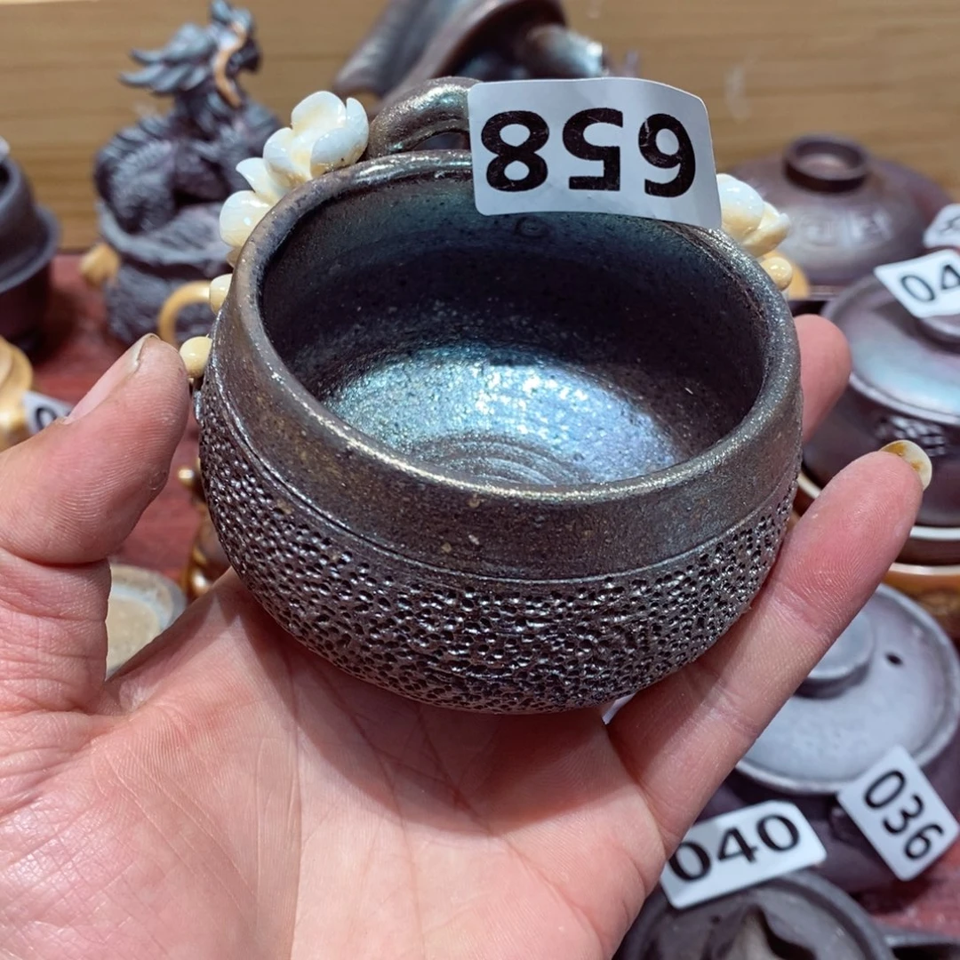 柴烧茶具陶瓷杯子