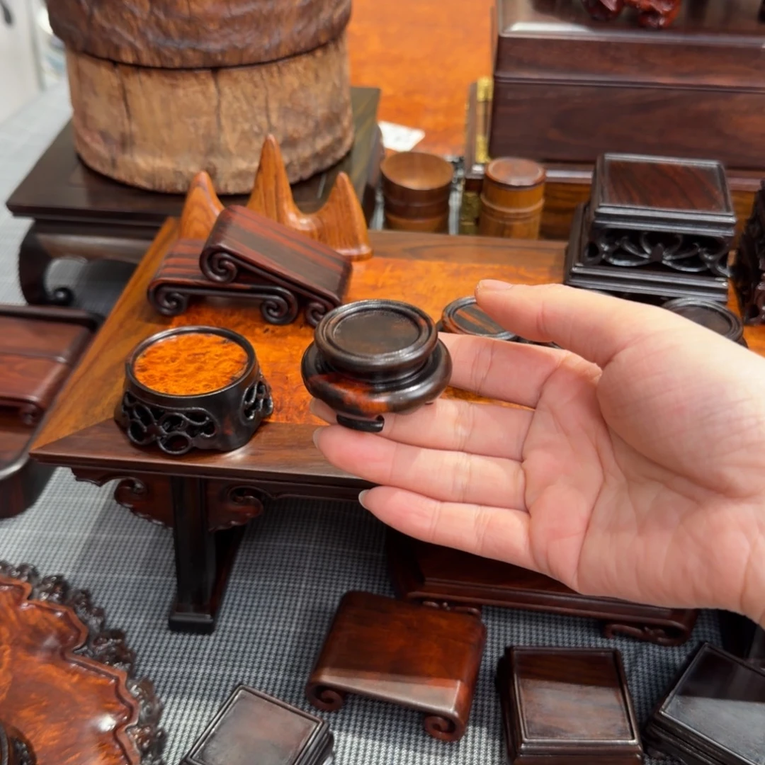 木大红酸枝交趾黄檀底座一木