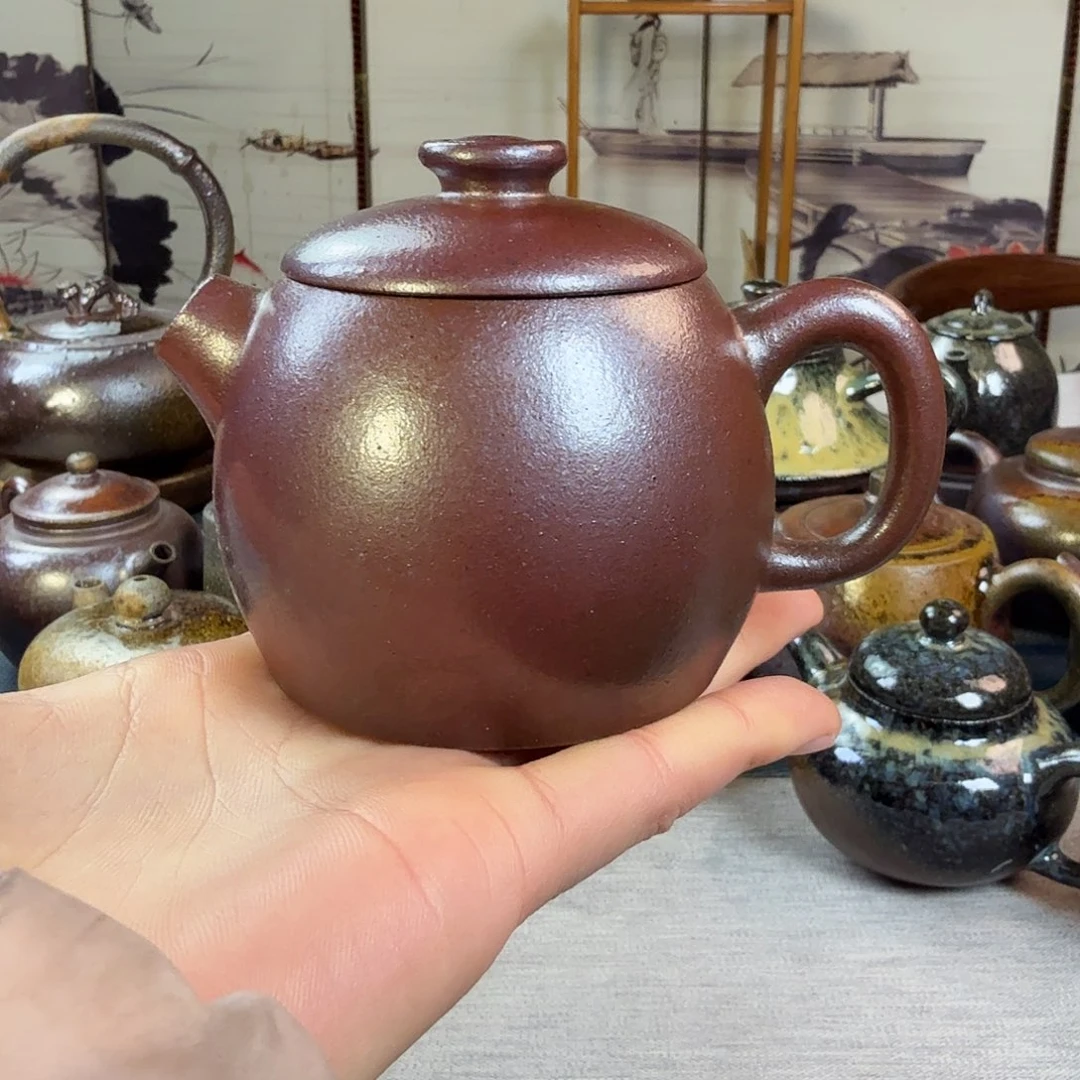 壶柴烧紫砂小巨轮