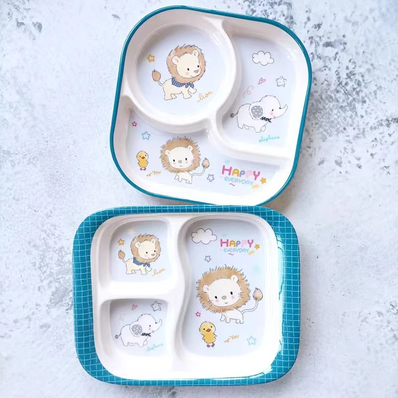五和宝宝餐具儿童分格餐盘