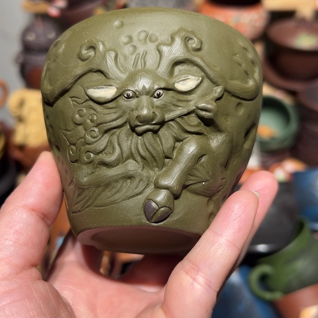 紫砂茶杯宜兴紫砂主人杯