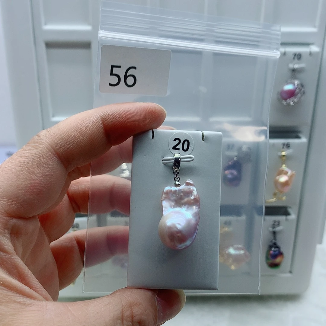 吊坠(不含链)合金淡水珍珠